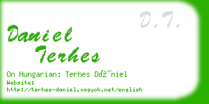 daniel terhes business card